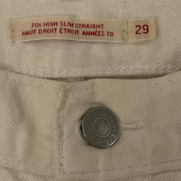 Levi’s 70'S High Rise Slim Straight Jeans - Picture 6 of 9